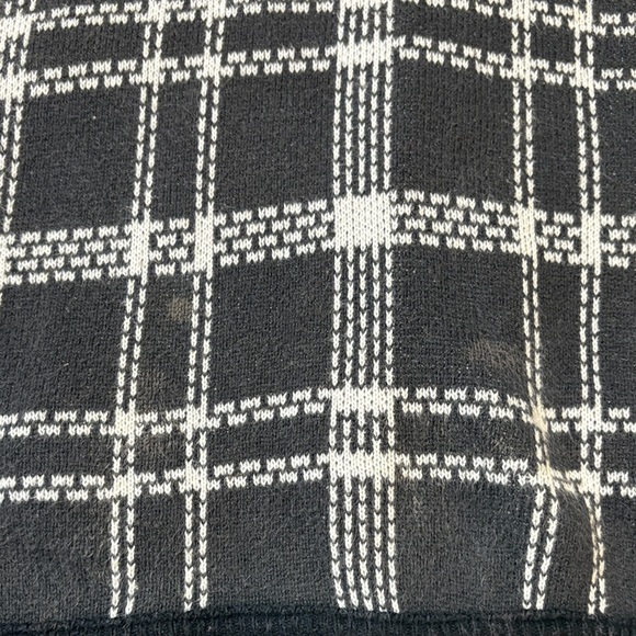 Vintage Made in US Diane Von Furstenberg Black/White Knit Cardigan Size Small - Picture 4 of 12